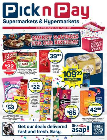 Pick n Pay catalogue  - 24/06/2024 - 07/07/2024.