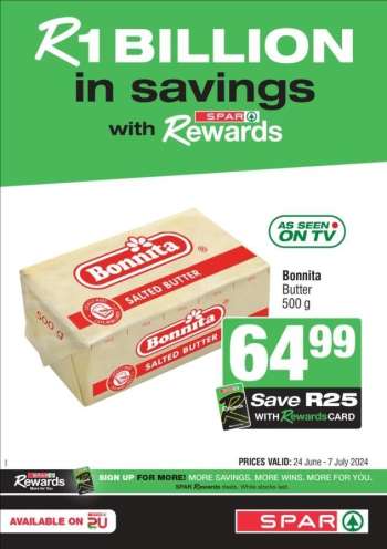 SPAR catalogue  - 24/06/2024 - 07/07/2024.