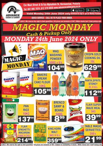 Advance Cash & Carry catalogue  - 24/06/2024 - 24/06/2024.