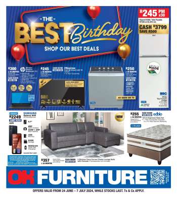OK Furniture catalogue  - 24/06/2024 - 07/07/2024.