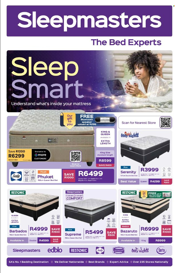 Sleepmasters specials - 24/06/2024 - 21/07/2024. Page 1
