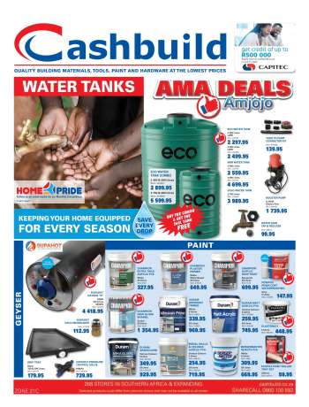 Cashbuild catalogue  - 24/06/2024 - 21/07/2024.