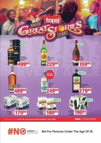 TOPS at SPAR catalogue  - 24/06/2024 - 07/07/2024.