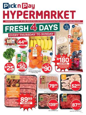 Pick n Pay Hypermarket catalogue  - 27/06/2024 - 30/06/2024.