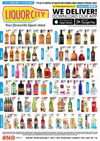 Liquor City catalogue  - 26/06/2024 - 07/07/2024.