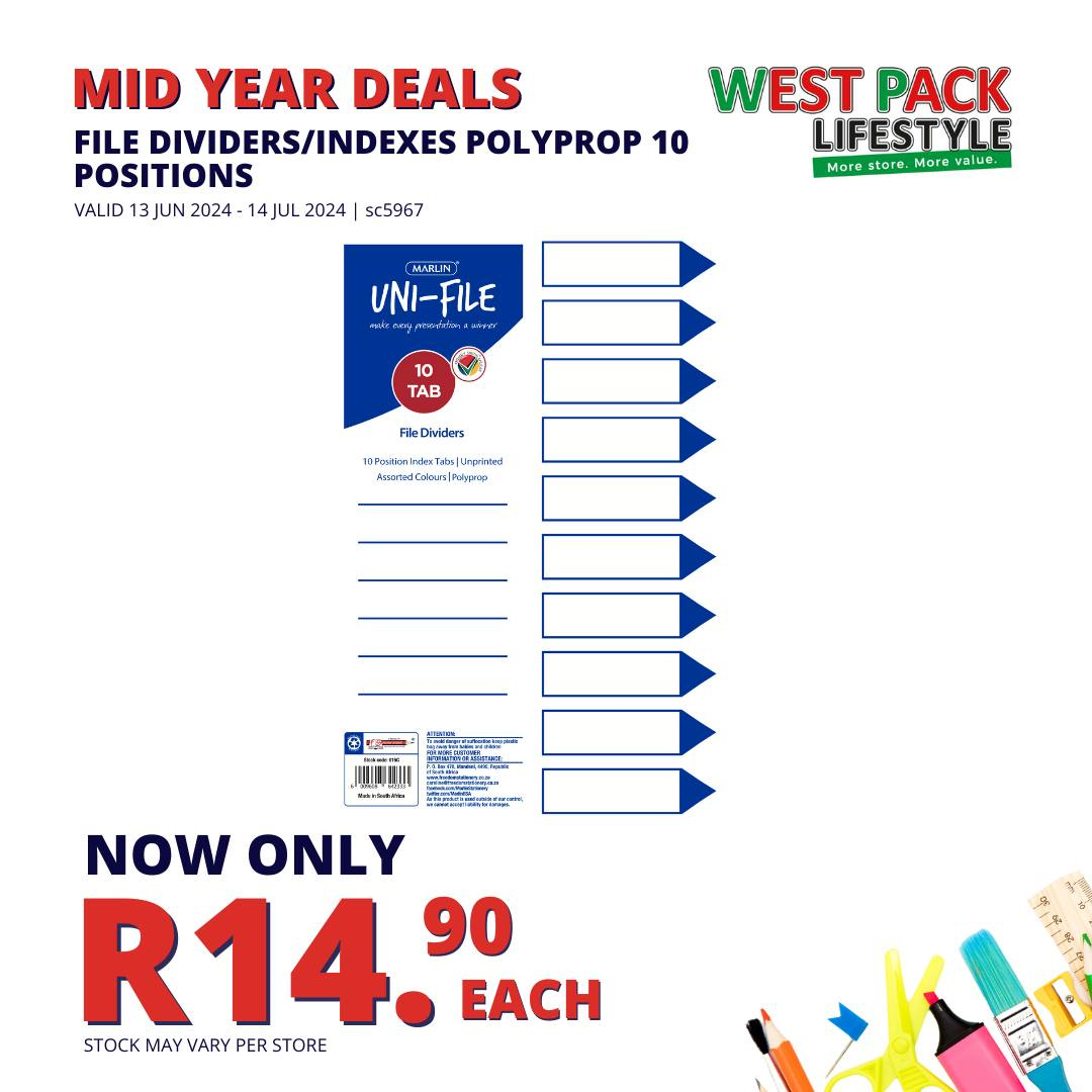 West Pack Lifestyle specials - 13/06/2024 - 14/07/2024. Page 11