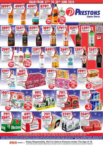 Prestons Liquor Stores catalogue  - 27/06/2024 - 30/06/2024.