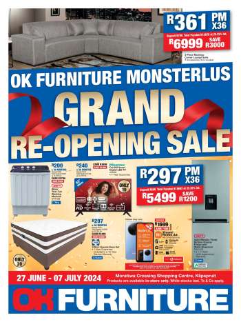 OK Furniture catalogue  - 27/06/2024 - 07/07/2024.