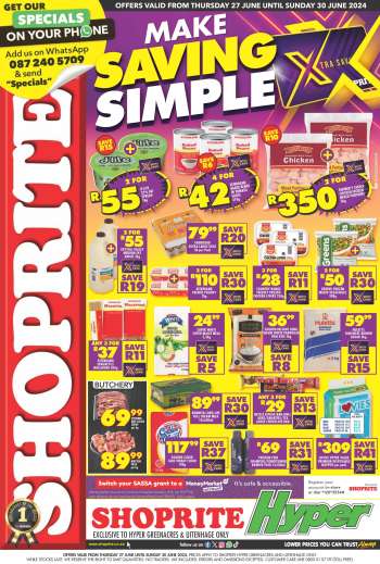 Shoprite catalogue  - 27/06/2024 - 30/06/2024.