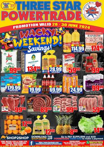 Three Star Cash and Carry catalogue  - 28/06/2024 - 30/06/2024.