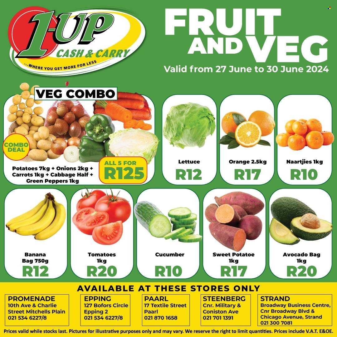 1UP Cash & Carry specials - 27/06/2024 - 30/06/2024. Page 1