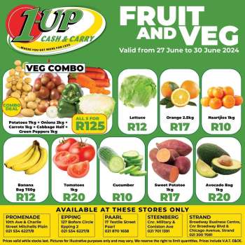 1UP Cash & Carry catalogue  - 27/06/2024 - 30/06/2024.