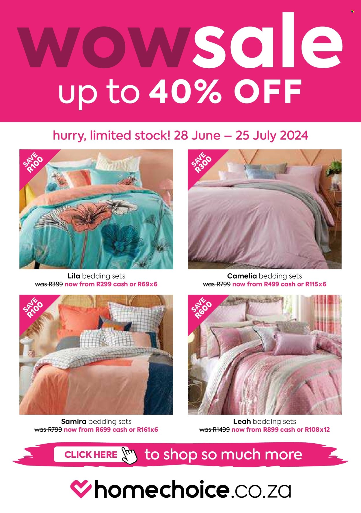 HomeChoice specials - 28/06/2024 - 25/07/2024. Page 1
