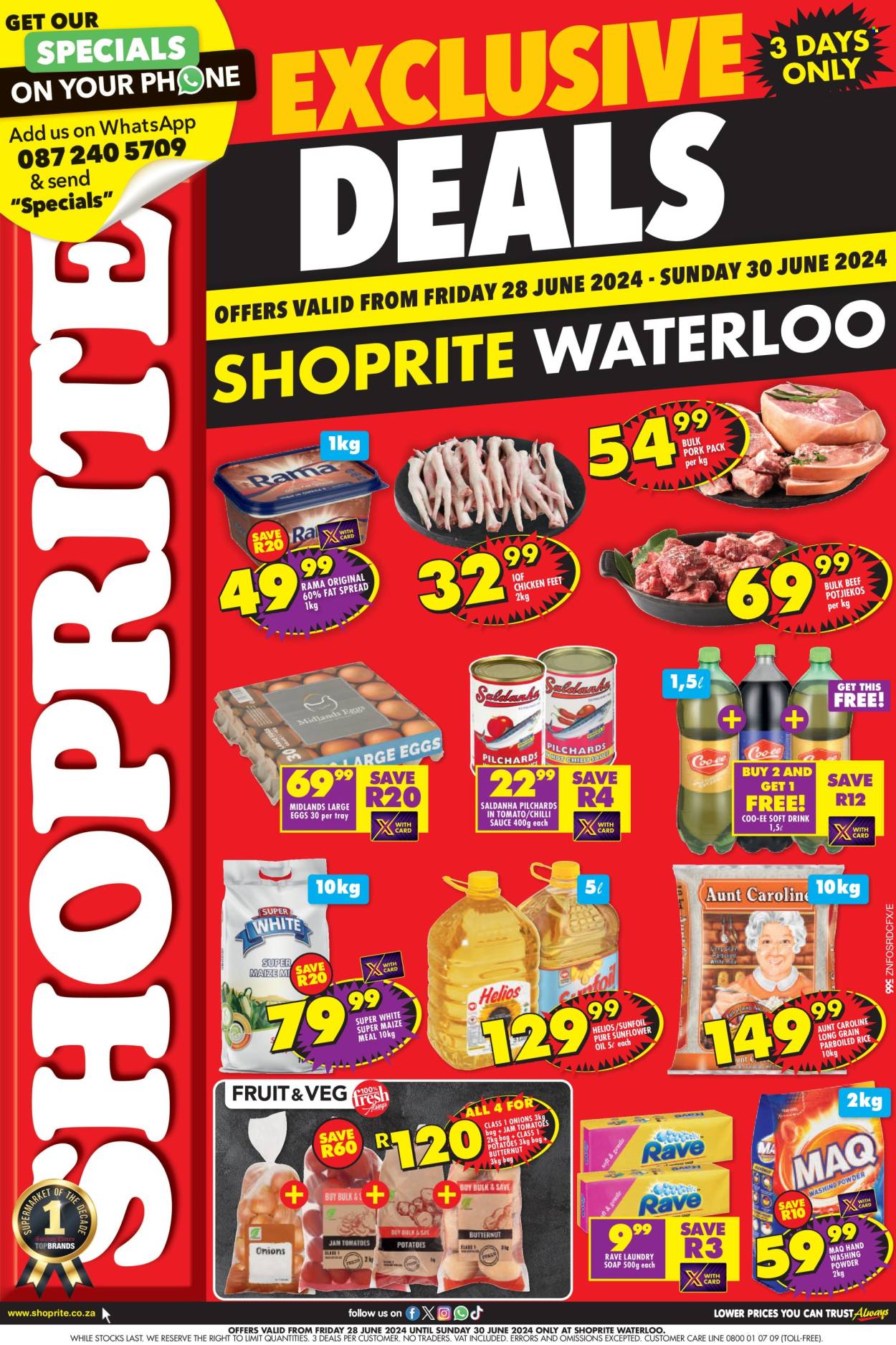 Shoprite specials - 28/06/2024 - 30/06/2024. Page 1