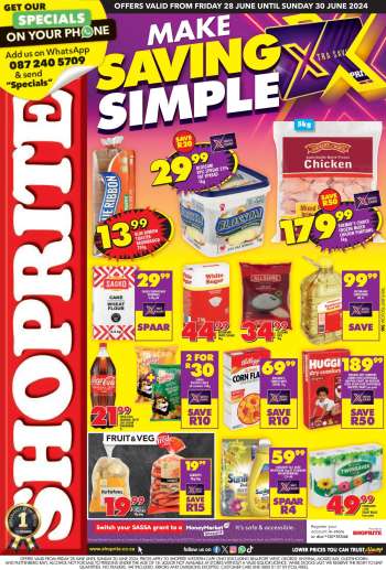 Shoprite catalogue  - 28/06/2024 - 30/06/2024.