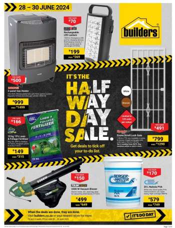 Builders catalogue  - 28/06/2024 - 30/06/2024.