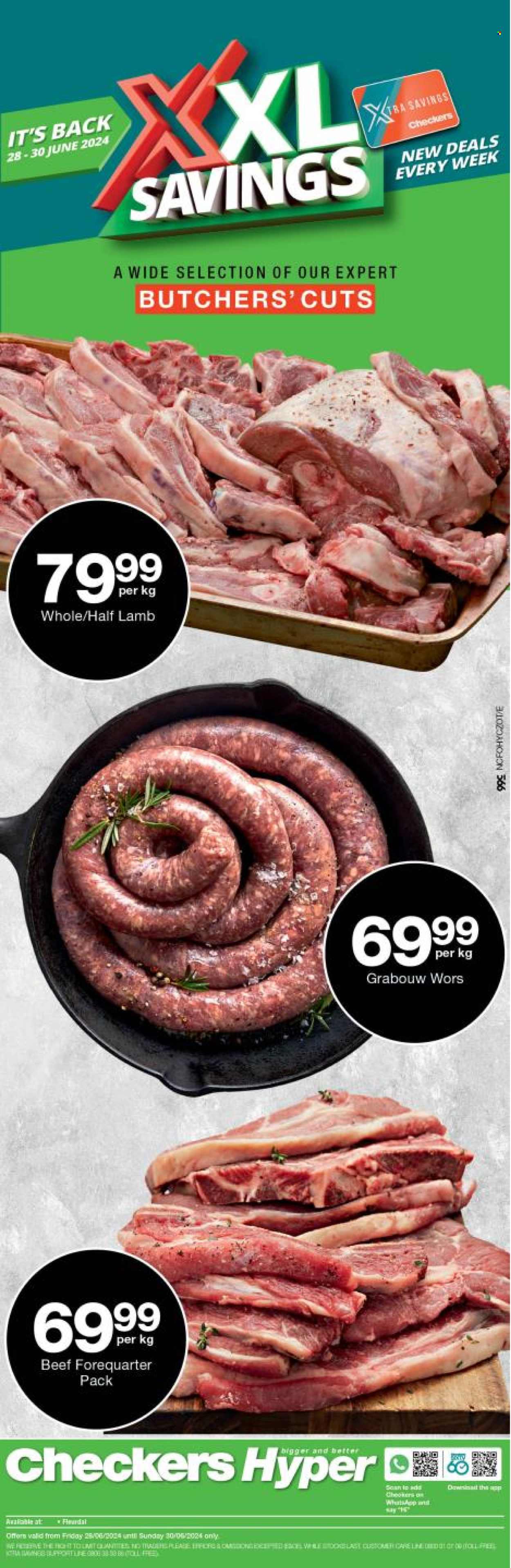 Checkers specials - 28/06/2024 - 30/06/2024. Page 1