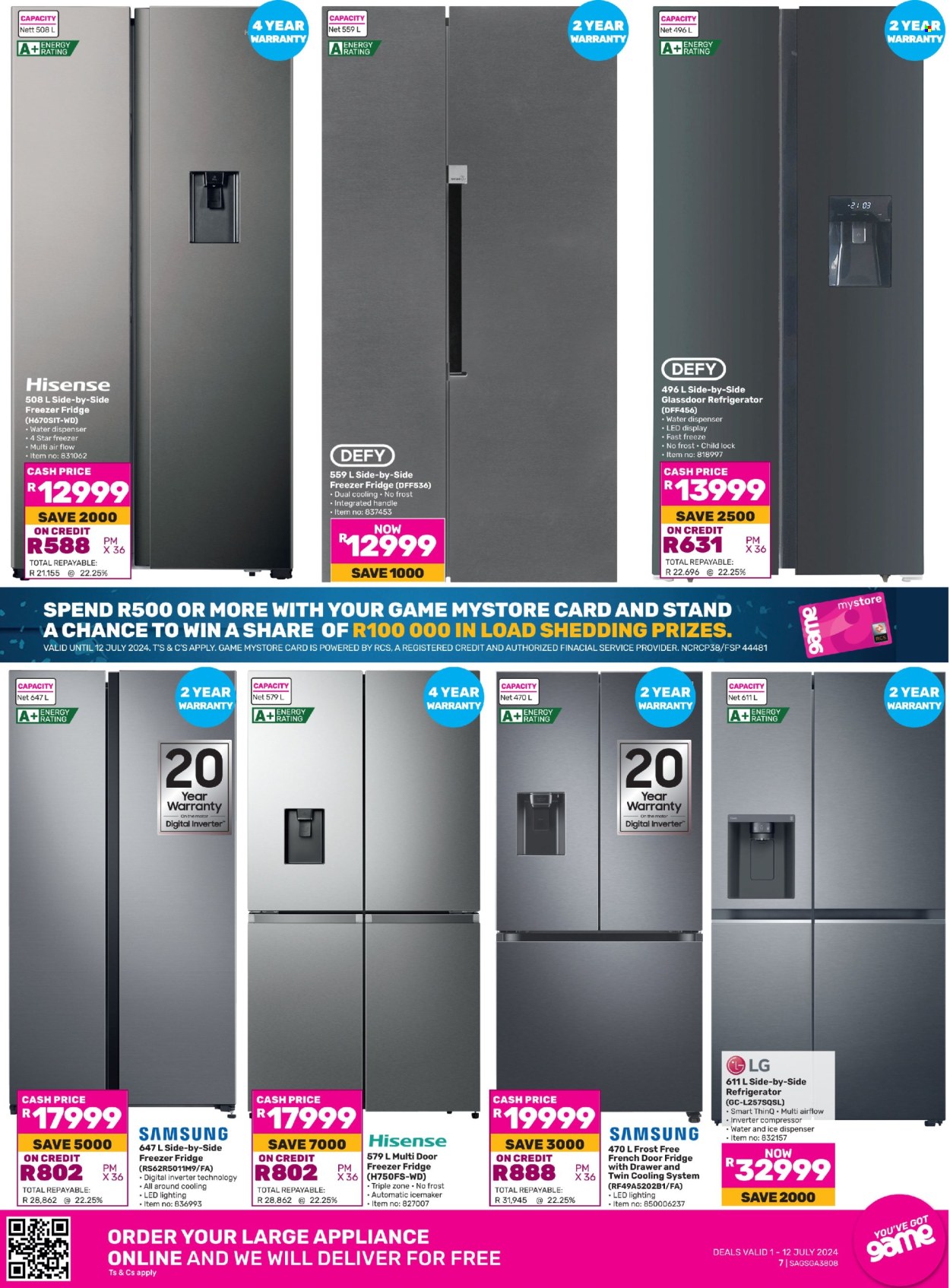 Game specials - 01/07/2024 - 12/07/2024. Page 7