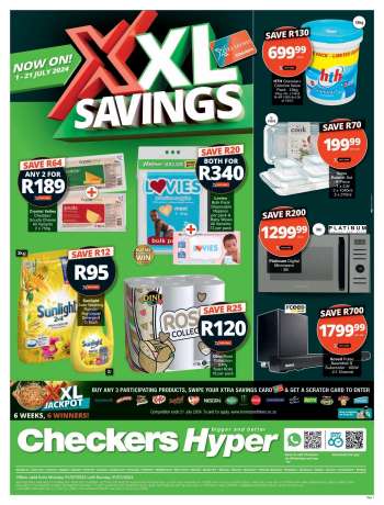 Checkers catalogue  - 01/07/2024 - 21/07/2024.