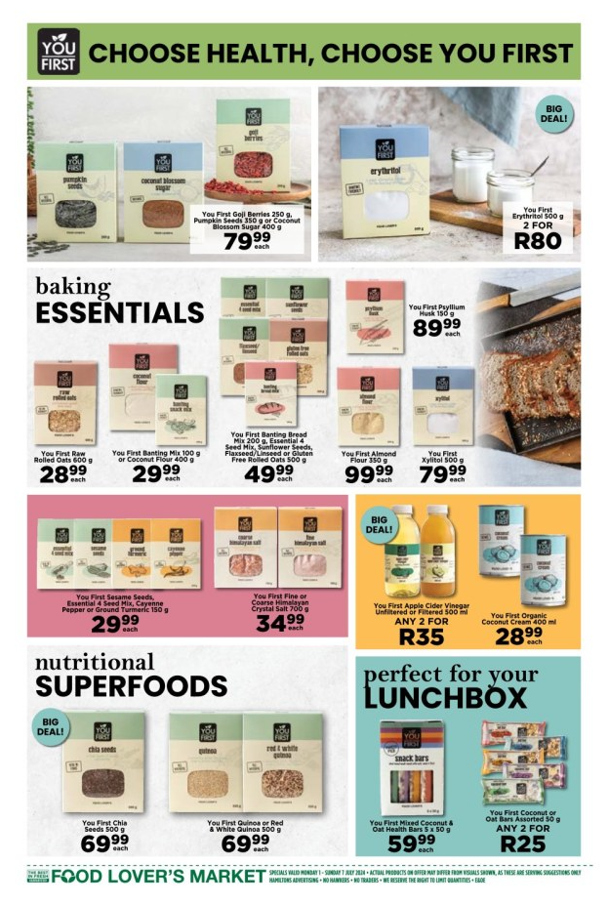 Food Lover's Market specials - 01/07/2024 - 07/07/2024. Page 9