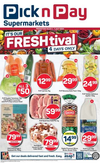 Pick n Pay Supermarket catalogue  - 04/07/2024 - 07/07/2024.