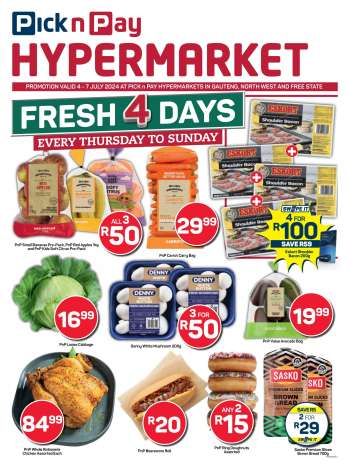 Pick n Pay Hypermarket catalogue  - 04/07/2024 - 07/07/2024.