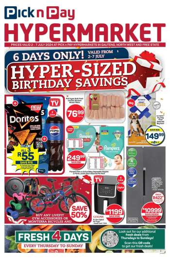 Pick n Pay Hypermarket catalogue  - 02/07/2024 - 07/07/2024.
