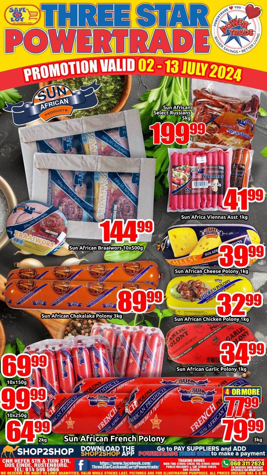 Three Star Cash and Carry specials - 02/07/2024 - 13/07/2024. Page 1