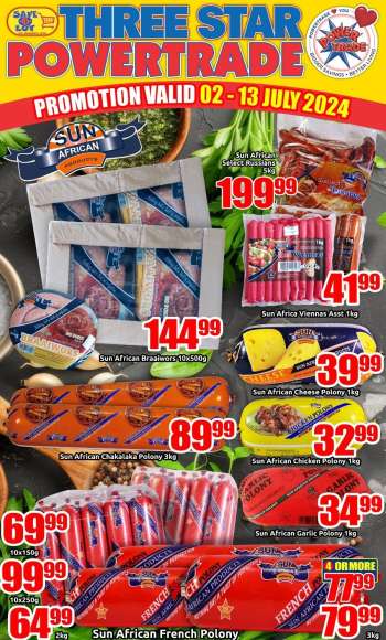 Three Star Cash and Carry catalogue  - 02/07/2024 - 13/07/2024.