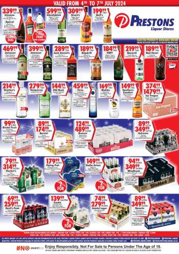 Prestons Liquor Stores catalogue  - 04/07/2024 - 07/07/2024.