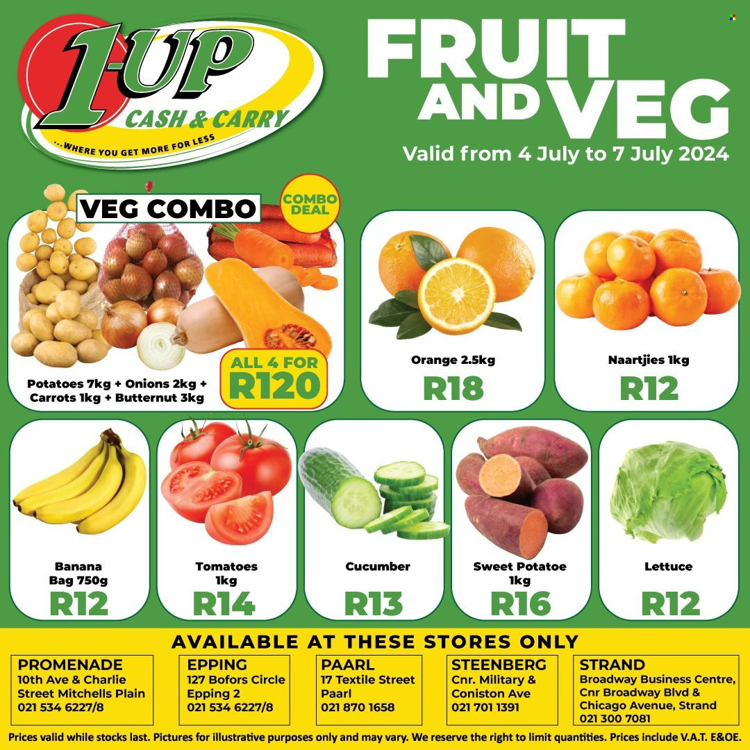 1UP Cash & Carry specials - 04/07/2024 - 07/07/2024. Page 1