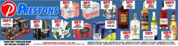 Prestons Liquor Stores catalogue  - 05/07/2024 - 11/07/2024.