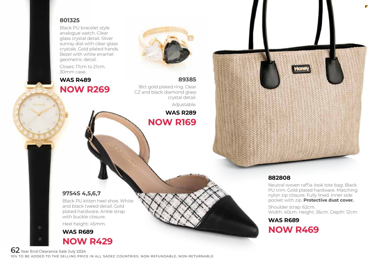 Honey specials. Page 64