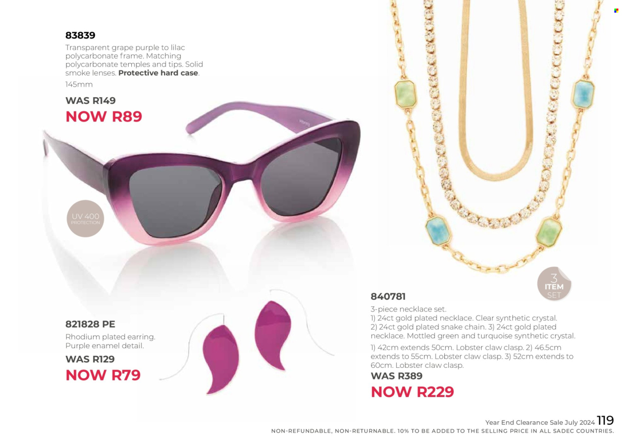 Honey specials. Page 121