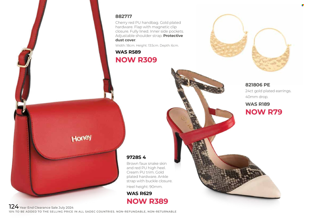 Honey specials. Page 126