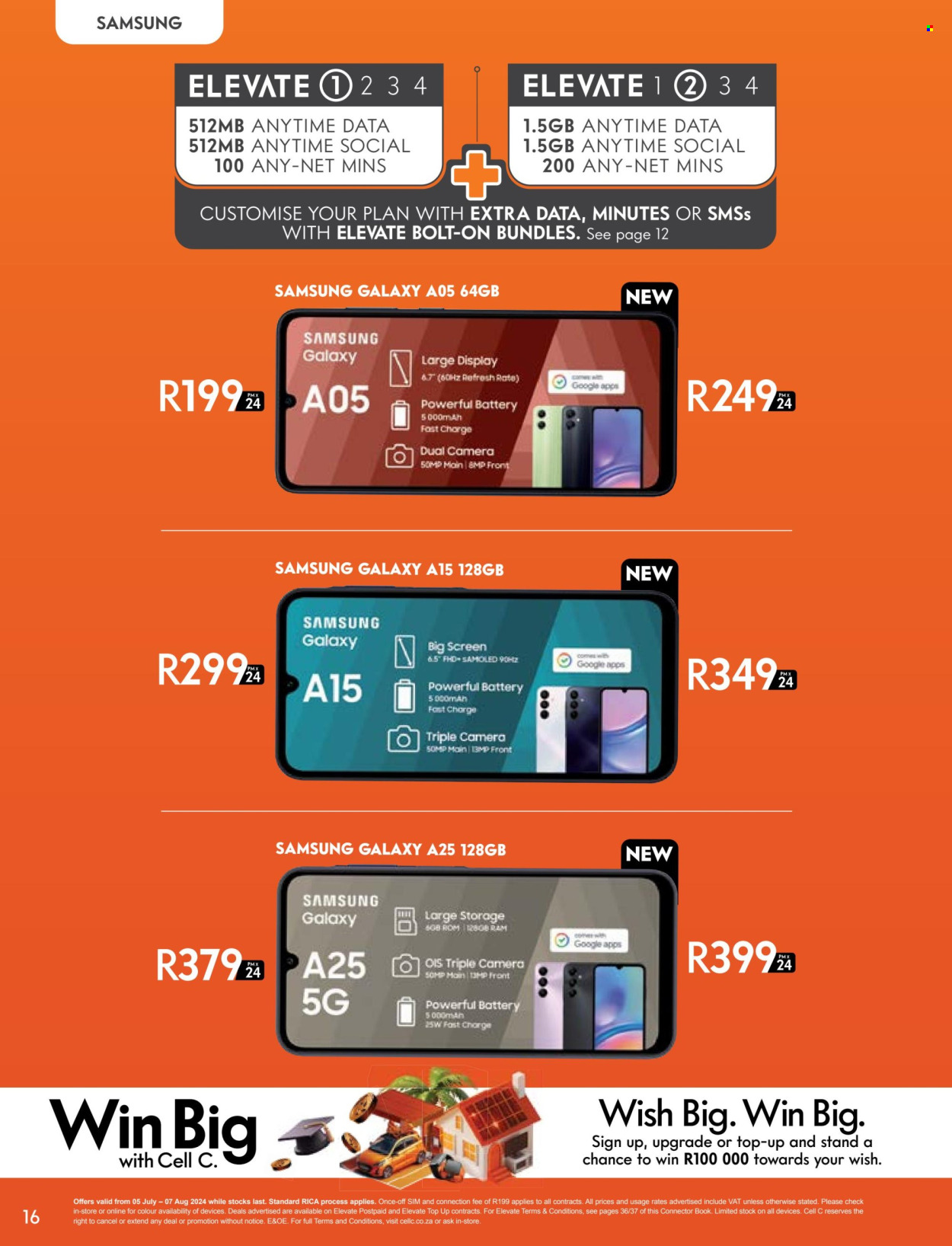 Cell C specials - 05/07/2024 - 07/08/2024. Page 16