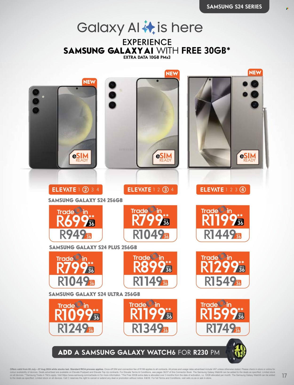 Cell C specials - 05/07/2024 - 07/08/2024. Page 17