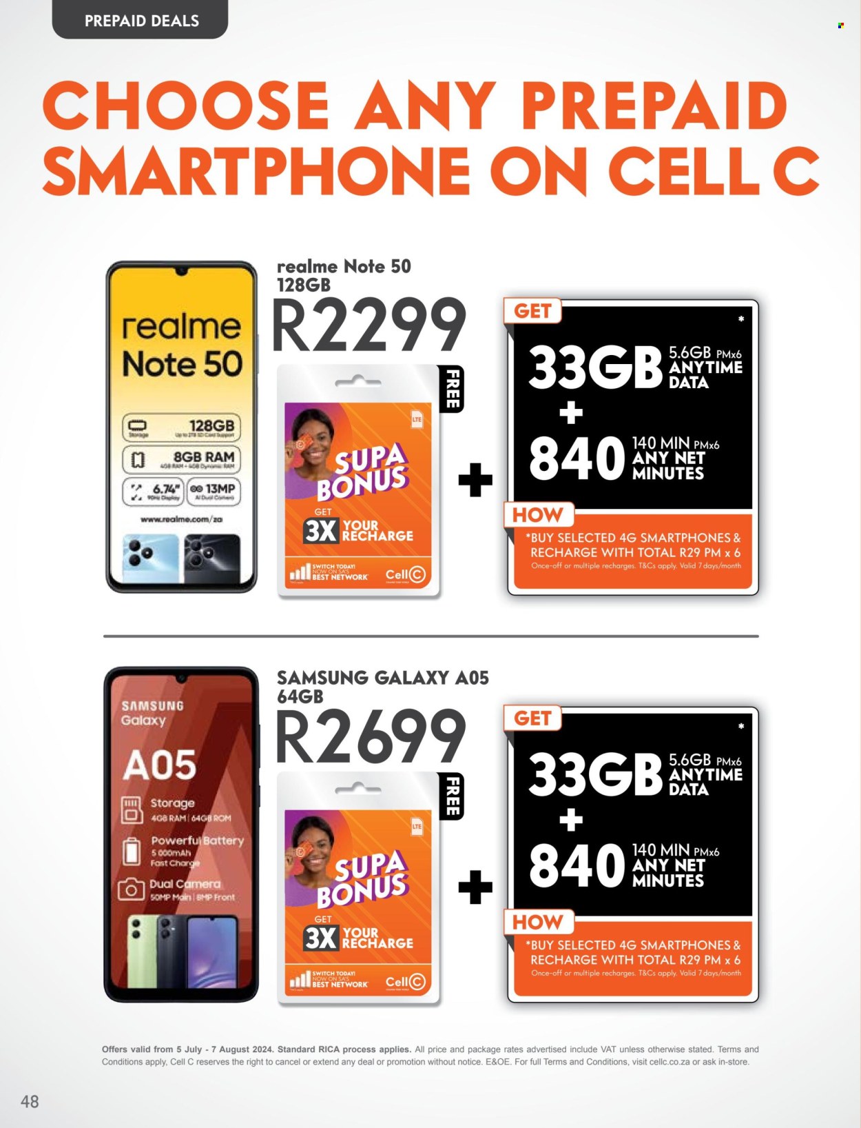 Cell C specials - 05/07/2024 - 07/08/2024. Page 48