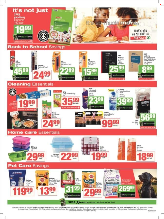 SPAR specials - 08/07/2024 - 22/07/2024. Page 7