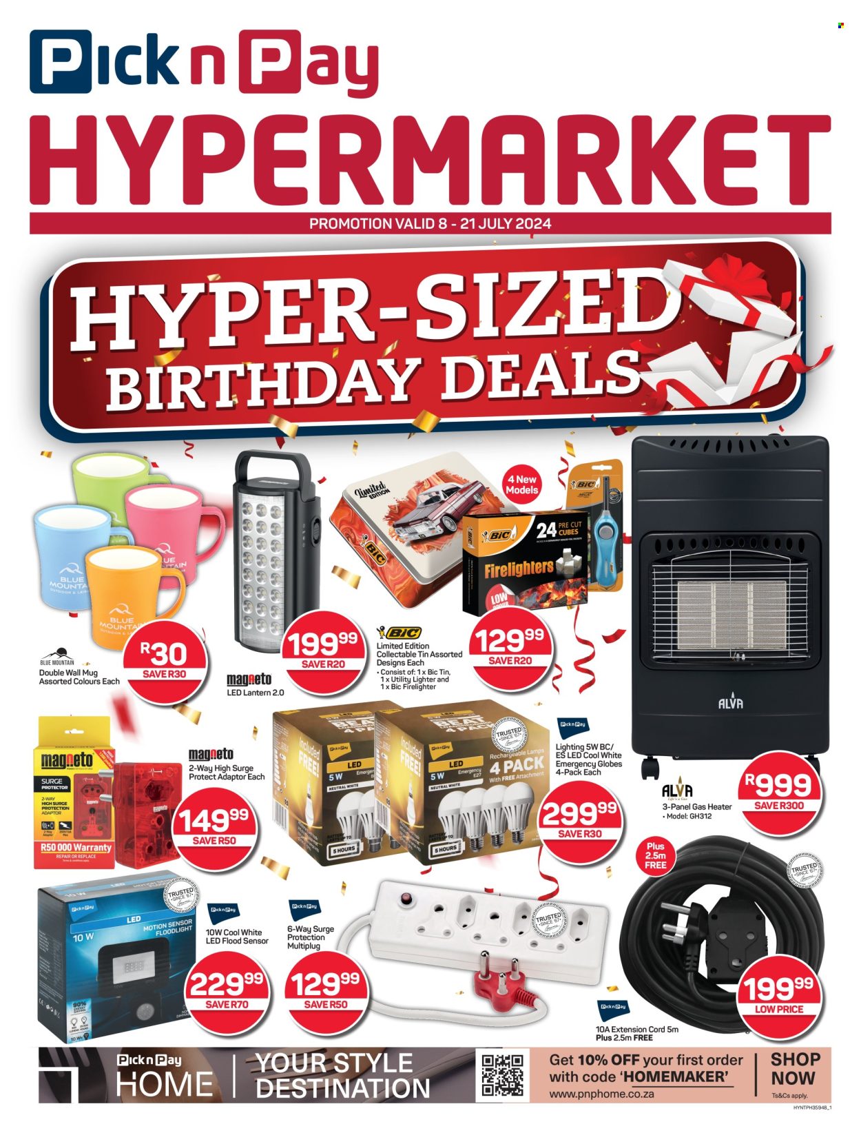 Pick n Pay Hypermarket specials - 08/07/2024 - 21/07/2024. Page 1