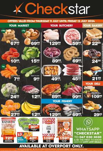 Checkstar catalogue  - 11/07/2024 - 12/07/2024.