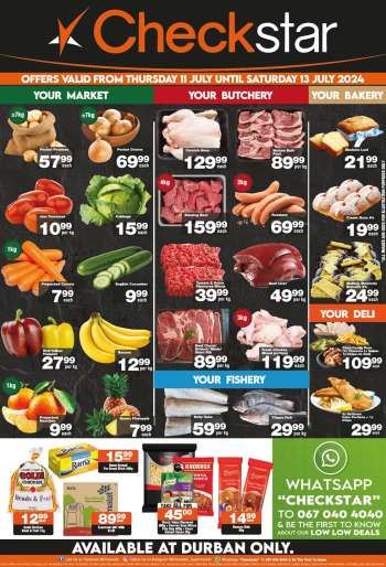 Checkstar catalogue  - 11/07/2024 - 13/07/2024.