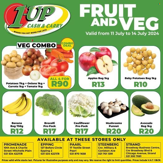 1UP Cash & Carry specials - 11/07/2024 - 14/07/2024. Page 1