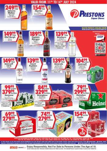 Prestons Liquor Stores catalogue  - 11/07/2024 - 14/07/2024.