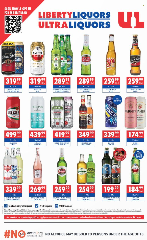 Liberty Liquors specials - 16/07/2024 - 31/07/2024. Page 4