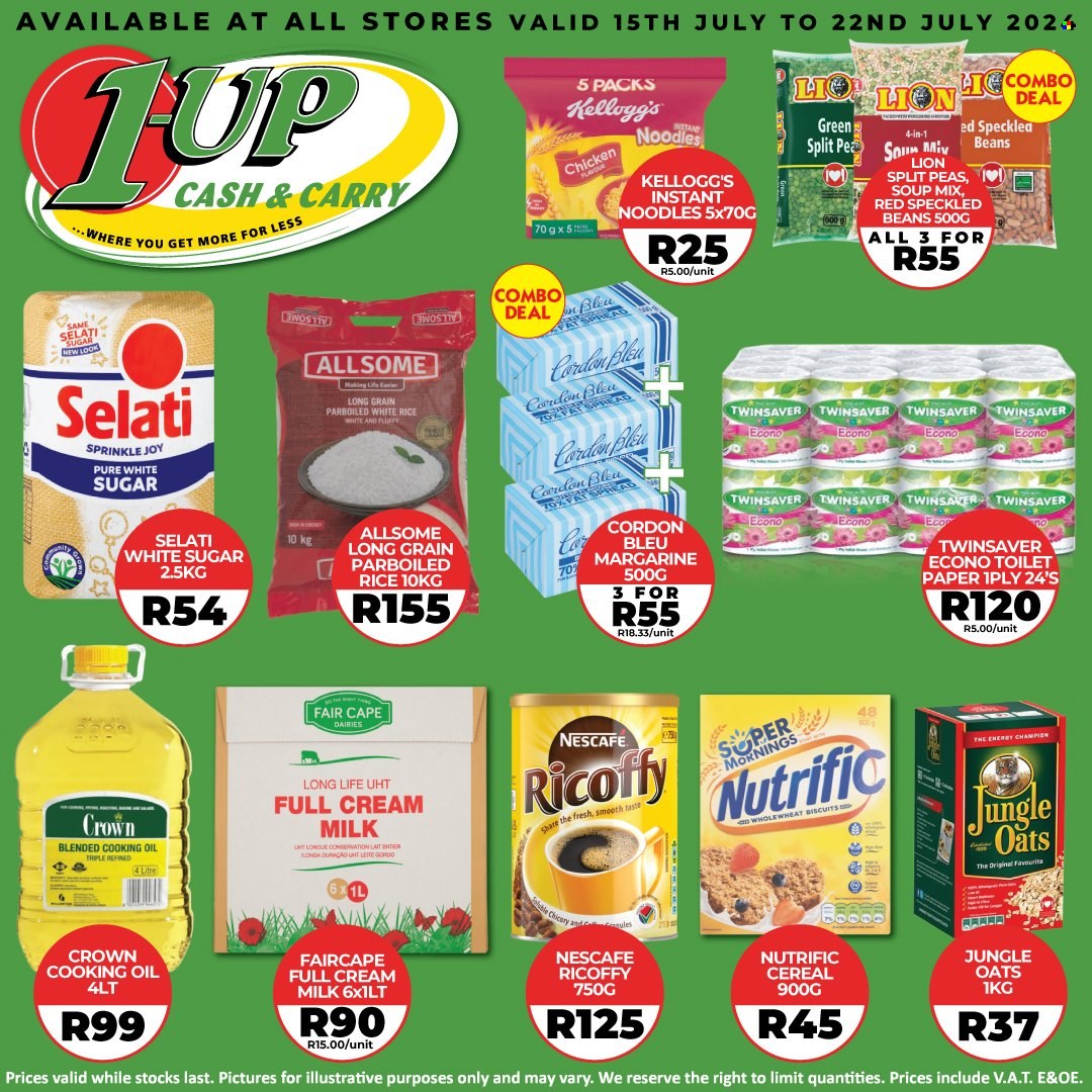 1UP Cash & Carry specials - 15/07/2024 - 22/07/2024. Page 1