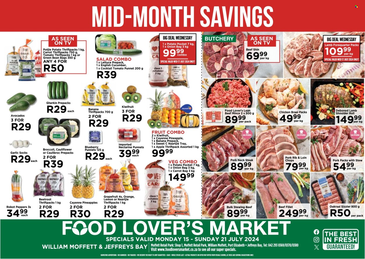 Food Lover's Market specials - 15/07/2024 - 21/07/2024. Page 1