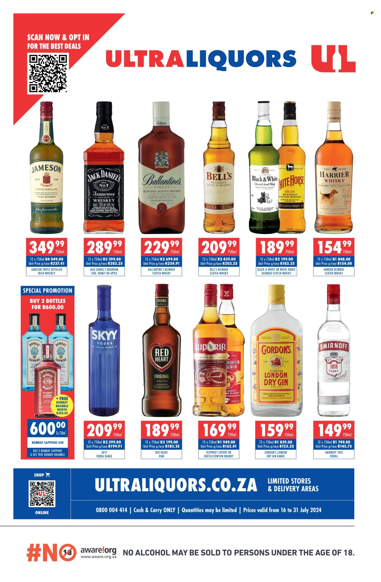 Ultra Liquors specials - 16/07/2024 - 31/07/2024. Page 1