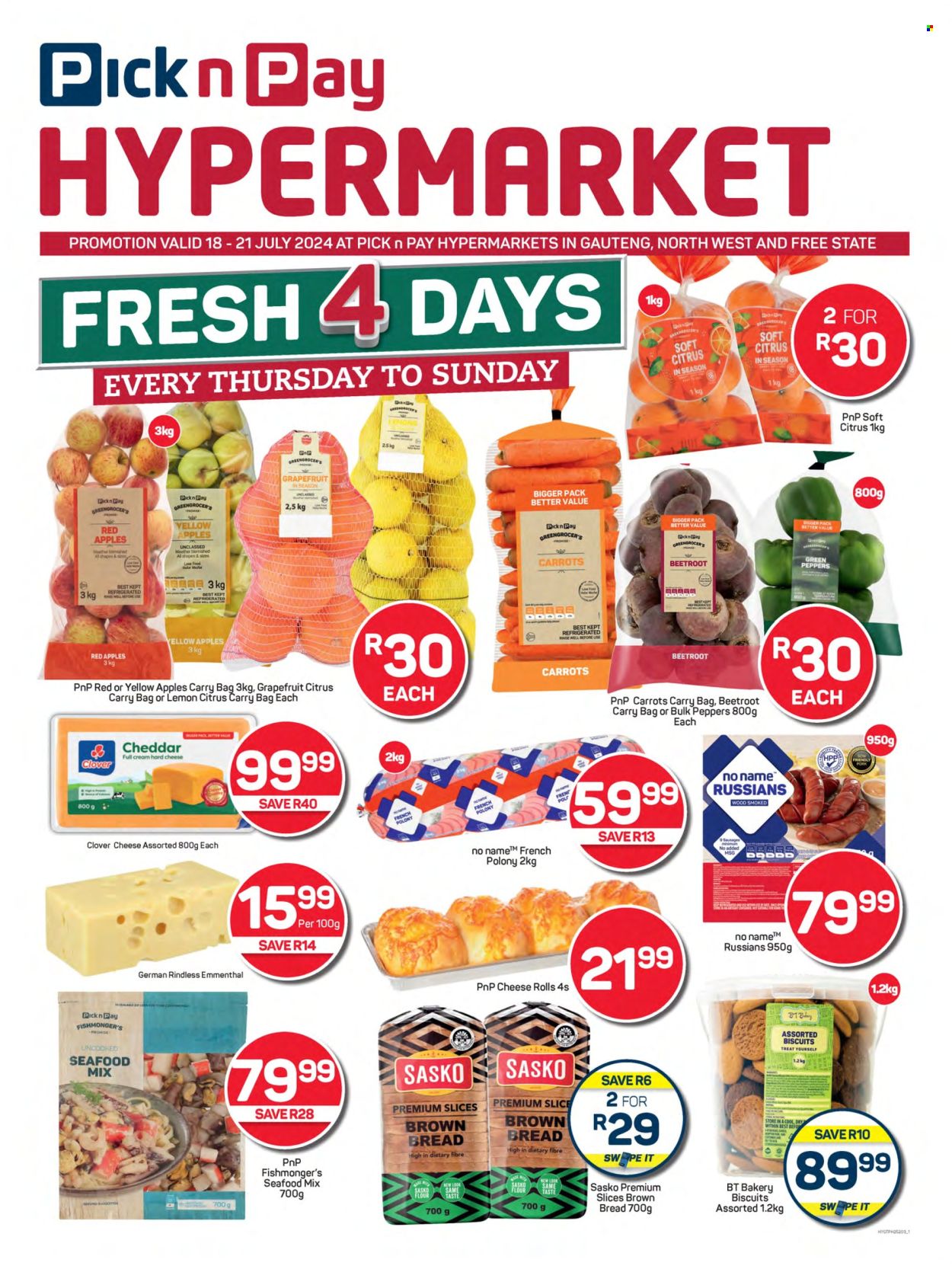 Pick n Pay Hypermarket specials - 18/07/2024 - 21/07/2024. Page 1