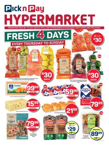 Pick n Pay Hypermarket catalogue  - 18/07/2024 - 21/07/2024.